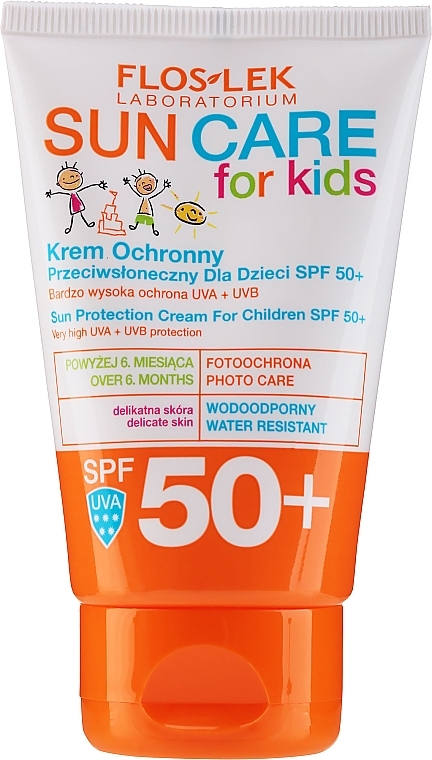 Kids Sunscreen Cream SPF50+ - Floslek Sun Protection Cream For Kids SPF50+ — photo N3