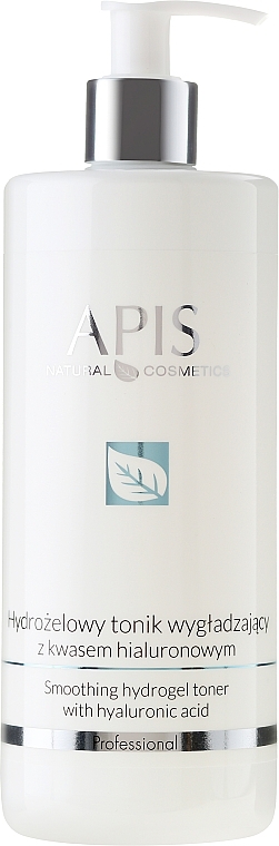 Hydrogel Tonic with Hyaluronic Acid - Apis Professional Smoothing Hydro Gel Toner With Hyaluronic Acid — photo N1