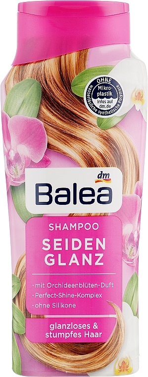 Hair Shine Shampoo - Balea Shampoo Seidenglanz — photo N1