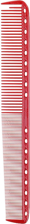 Cutting Comb, 215mm, red - Y.S.Park Professional Cutting Guide Comb Red — photo N1