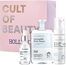 Set - Hollyskin Collagen Basic Care (foam/150ml + ser/50ml + toner/250ml) — photo N1