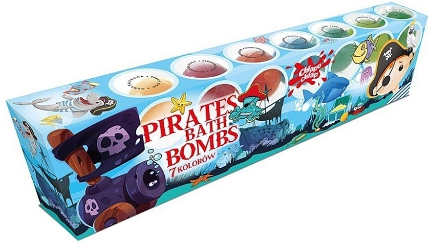 Bath Bomb Set - Chlapu Chlap Pirates Bath Bombs (b/bomb/7x50g)  — photo N1