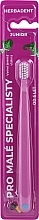 Toothbrush, ultra-soft, pink - Herbadent Original Junior Toothbrush — photo N1