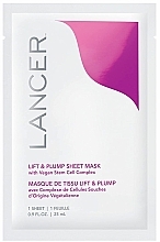 Lifting Sheet Mask - Lancer Lift & Plump Sheet Mask — photo N2