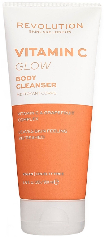 Shower Gel - Revolution Skincare Vitamin C Glow Body Cleanser — photo N1