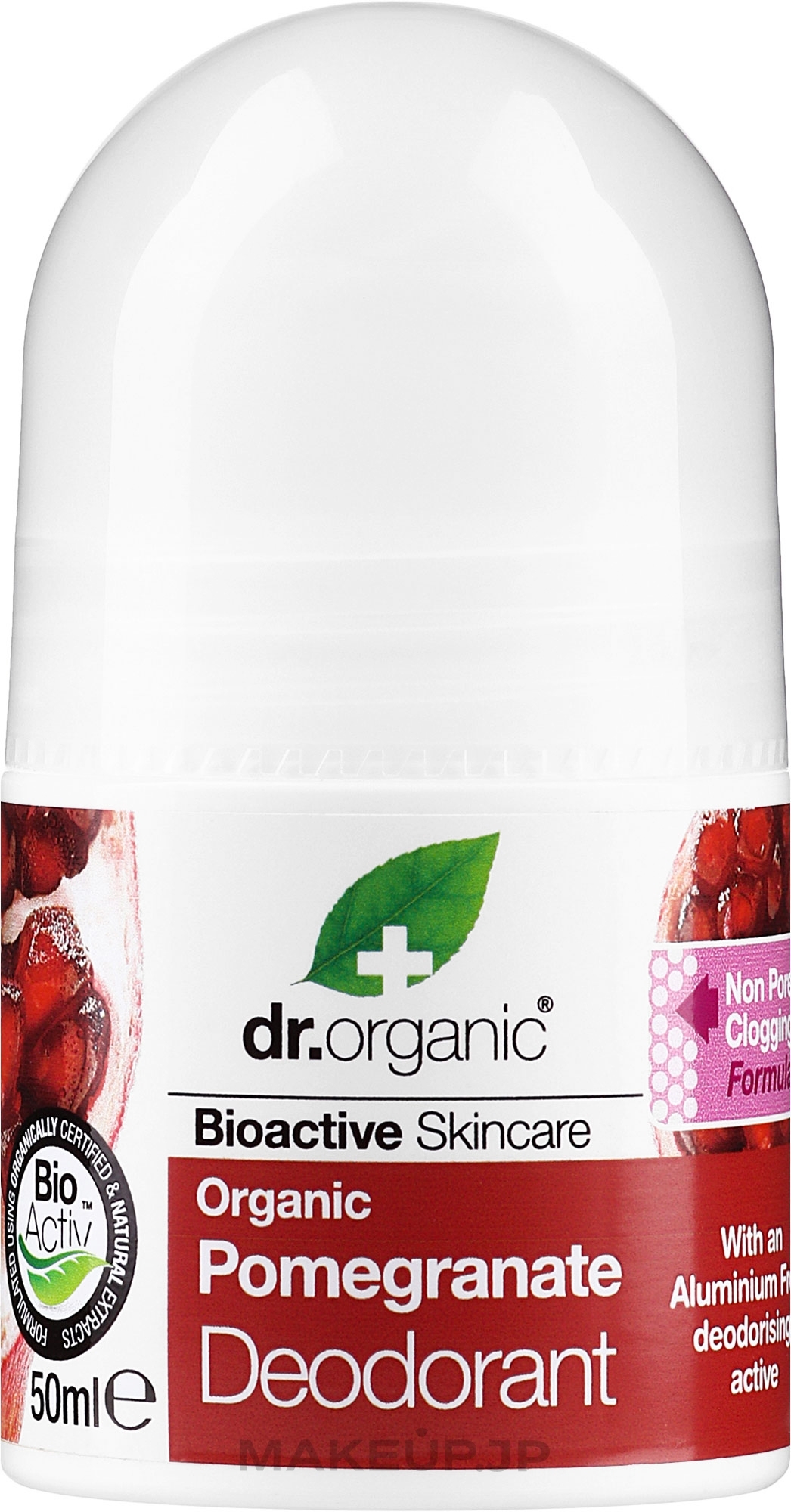 Pomegranate Deodorant - Dr. Organic Bioactive Skincare Pomegranate Deodorant — photo 50 ml