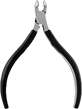 Fragrances, Perfumes, Cosmetics Cuticle Clippers with Rubber Handles, MN 40977, black - Omkara