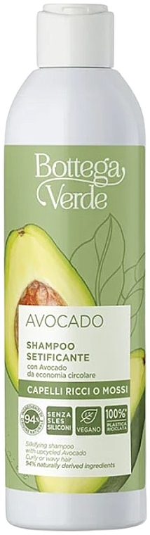 Silky Hair Shampoo - Bottega Verde Avocado Silkifying Shampoo — photo N1