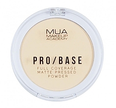 Face Compact Mattifying Powder - MUA Pro-Base Full Coverage Matte Pressed Powder — photo N1