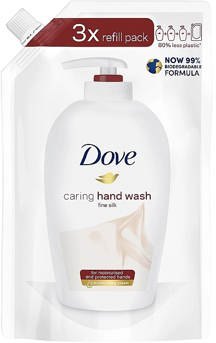 Caring Hand Wash - Dove Fine Silk Hand Wash Refill — photo N1