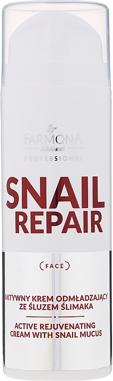 Active Rejuvenating Snail Mucin Cream - Farmona Professional Snail Repair Active Rejuvenating Cream With Snail Mucus — photo N1