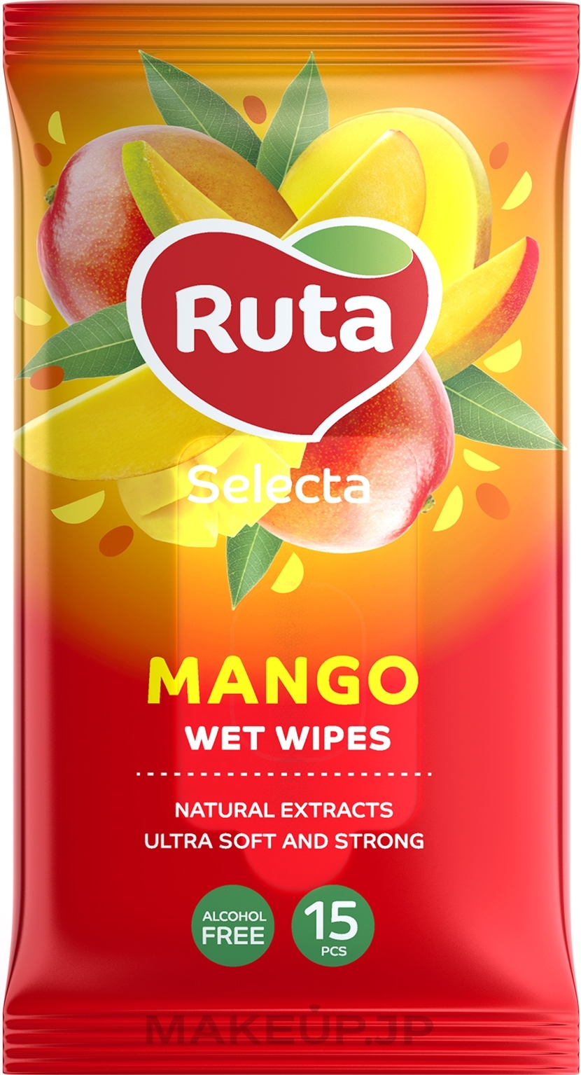 Wet Wipes with Exotic Mango - Ruta Selecta Mango — photo 15 szt.