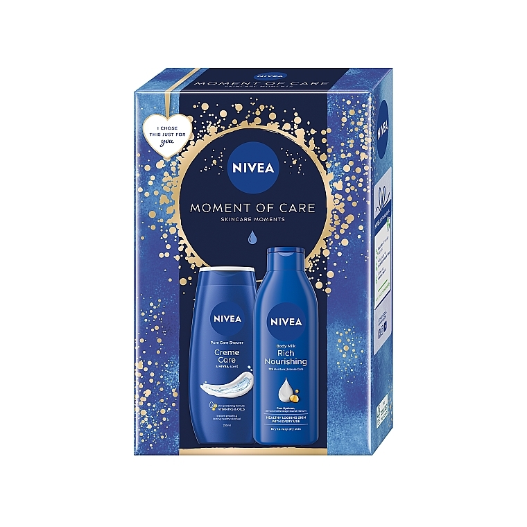 セット - NIVEA Moment Of Care (sh/gel/250ml + b/milk/250ml) — photo N1