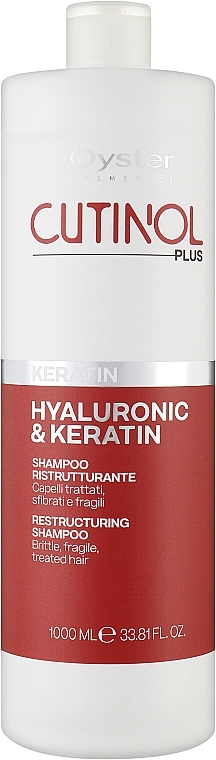 Shampoo for Brittle & Weak Hair - Oyster Cutinol Plus Keratin Restructuring Shampoo — photo N2