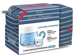 Fragrances, Perfumes, Cosmetics Set - Vichy Aqualia Thermal For Dry Skin (cr/50ml + cr/15ml + bag)