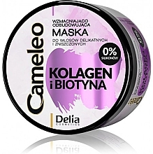 Hair Mask - Delia Cameleo Collagen And Biotin Mask — photo N1