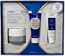 Fragrances, Perfumes, Cosmetics Set - Korres Greek Yogurt Dry Skin (cr/30ml + mask/20ml + foam/20ml)