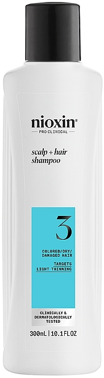 スカルプ＆ドライヘアケア シャンプー - Nioxin Pro Clinical System 3 Scalp + Hair Thickening Shampoo — photo N1