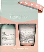 Set - Baylis & Harding The Fuzzy Duck Cotswold Spa Luxury Mood Boosting Duo Gift Set (sh/gel/100ml + h/cr/50ml) — photo N2