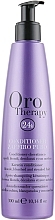 Fragrances, Perfumes, Cosmetics Sapphire Keratin Conditioner for Blonde Hair - Fanola Oro Therapy Zaffiro Puro