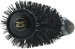Thermal Hair Brush 25 mm - Olivia Garden Ceramic+ion Thermal Brush Black d 25 — photo N4