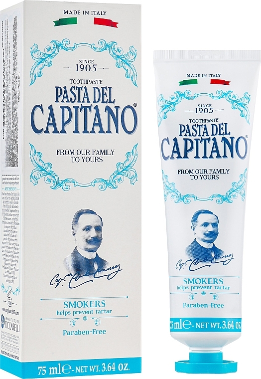 Toothpaste for Smokers - Pasta Del Capitano Smokers Toothpaste — photo N1