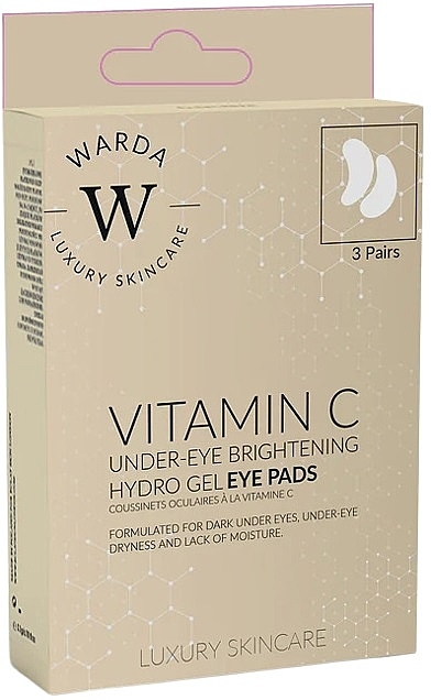 Vitamin C Hydrogel Patches - Warda Vitamin C Under-Eye Brightening Hydro Gel Eye Pads — photo N1