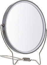 Fragrances, Perfumes, Cosmetics Double-Sided Mirror, 13 cm, black - Titania