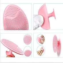 Silicone Face Cleansing Brush, white - Yeye — photo N3