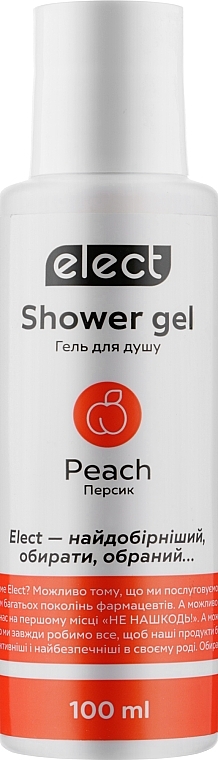 Peach Shower Gel - Elect Shower Gel Peach (mini) — photo N2