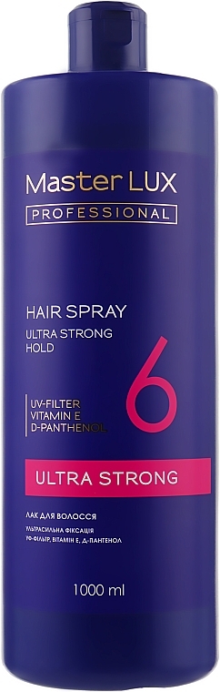 Ultra Strong Hold Hair Spray - Master LUX Professional Ultra Strong Hair Spray — photo N3