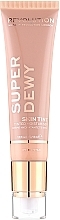 Moisturizing Tinting Face Cream - Makeup Revolution Superdewy Skin Tint — photo N1