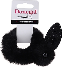 Fragrances, Perfumes, Cosmetics Hair Tie FA-5678+1, black bunny - Donegal