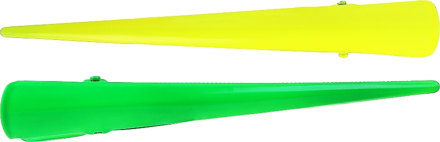 Hair Claws, 25143, yellow and green - Top Choice — photo N2
