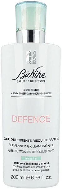 Cleansing Face Gel - BioNike Defence Rebalancing Cleansing Gel — photo N2