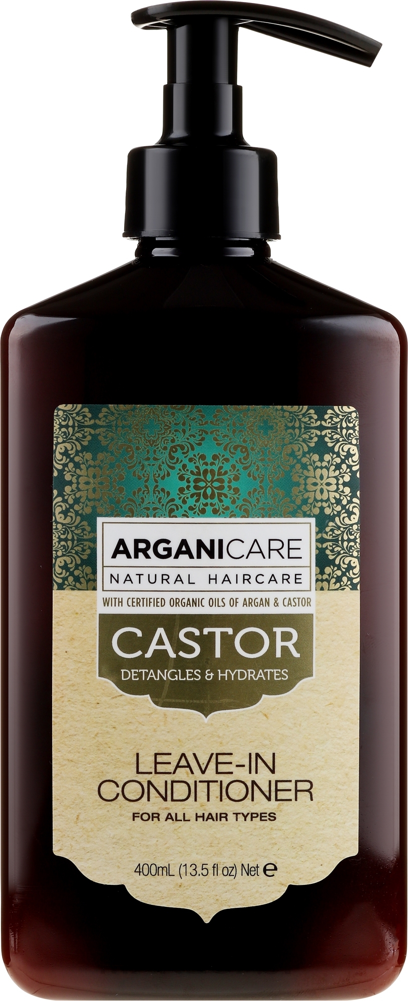 Leave-In Hair Growth Conditioner - Arganicare Castor Oil Leave-in Conditioner — photo 400 ml