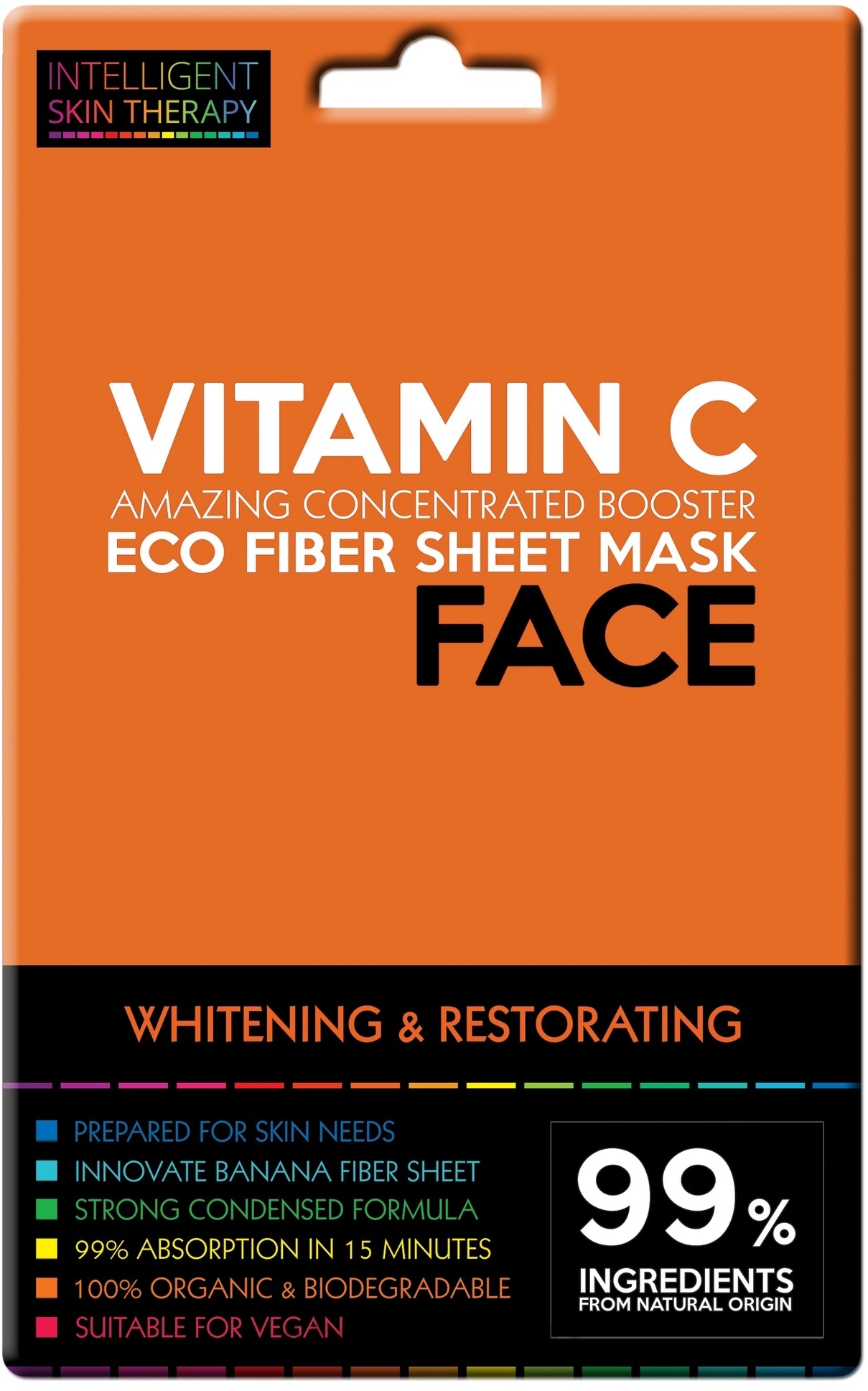 Active Vitamin C Mask - Beauty Face Intelligent Skin Therapy Mask — photo 25 g