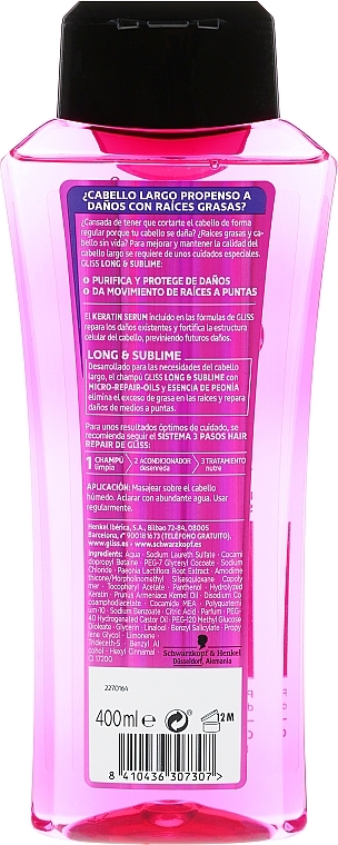 Shampoo - Gliss Kur Long & Sublime Shampoo — photo N2