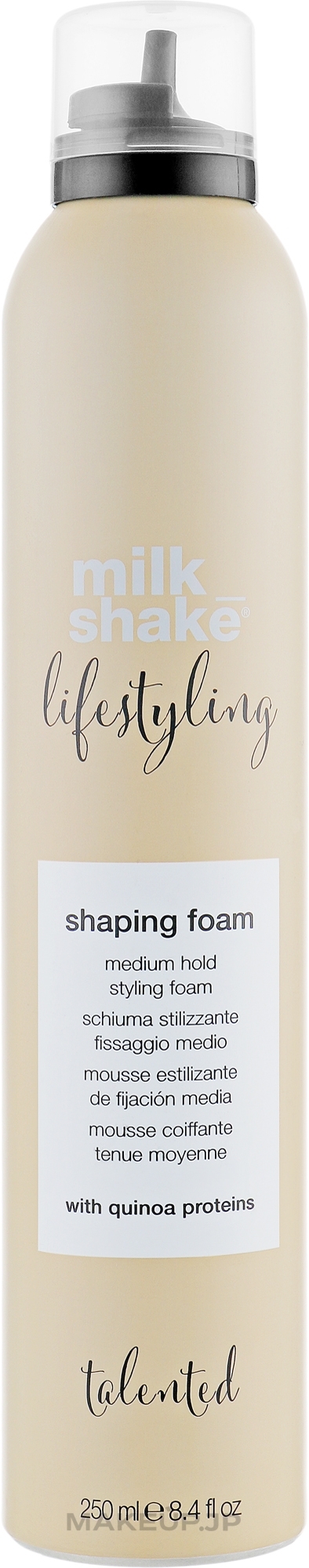 Thermal Protective Hair Foam - Milk Shake Lifestyling Shaping Foam Medium Hold — photo 250 ml