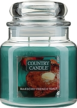 Fragrances, Perfumes, Cosmetics Scented Candle in Jar - Country Candle Blueberry French Toast