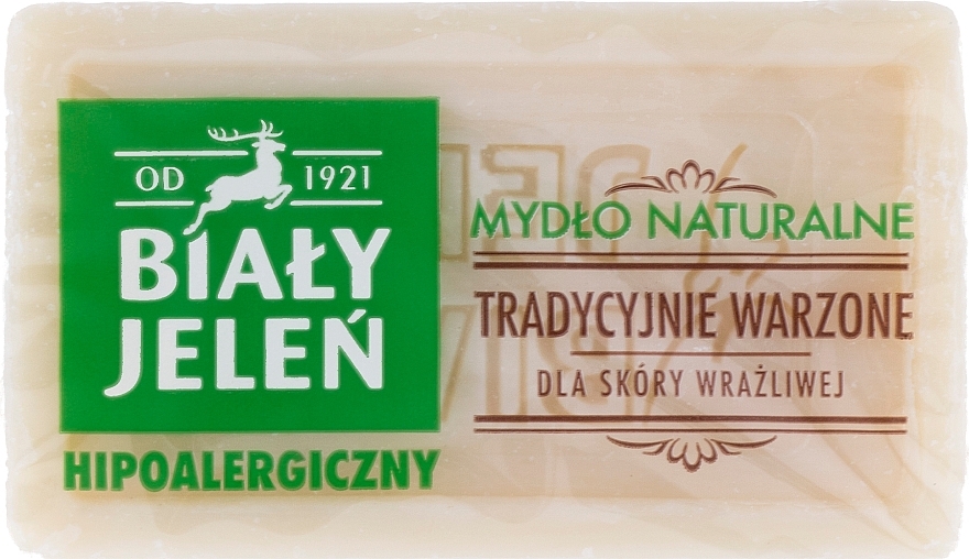 Hypoallergenic Natural Soap - Bialy Jelen Hypoallergenic Natural Soap  — photo N1