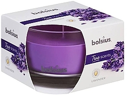 Scented candle "Lavender", 63x90 mm - Bolsius — photo N1