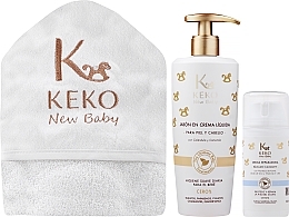 Set - Keko New Baby (towel/1pc + cr soap/500ml + b/balm/100ml) — photo N2