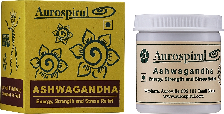 Ashwagandha Dietary Supplement Capsules - Moma Aurospirul Ashwagandha — photo N1
