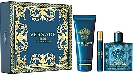 Fragrances, Perfumes, Cosmetics Versace Eros - Set (edt/100ml + sh/gel/150ml + edt/10ml)