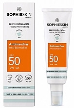 Fragrances, Perfumes, Cosmetics Face Sun Cream - Sophieskin Anti-Blemishes Face Cream SPF50