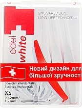 Fragrances, Perfumes, Cosmetics Interdental Brushes "Profi-Line" XS - Edel+White Dental Space Brushes XS