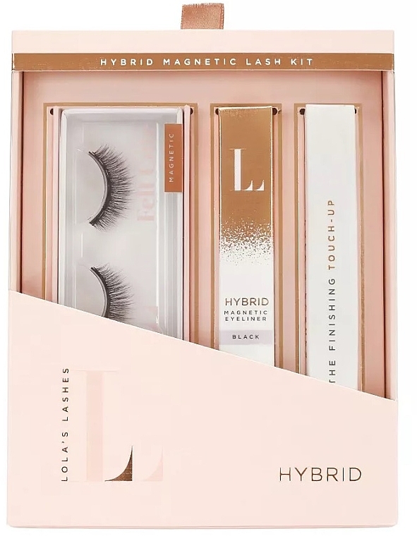 Lola's Lashes Felt Cute Hybrid Magnetic Eyelash Kit (eyeliner/3ml + remover/2.5ml + eyelashes/2pcs) - Set — photo N1