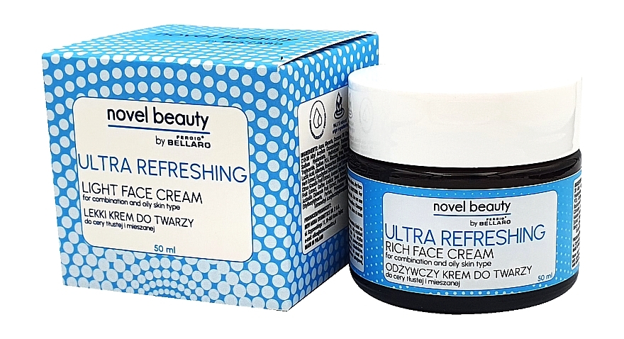 Light Face Cream - Fergio Bellaro Novel Beauty Rich Face Cream — photo N1