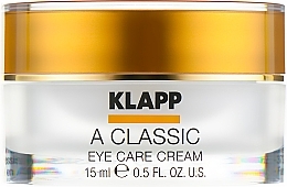 Fragrances, Perfumes, Cosmetics Eye Cream "Vitamin A" - Klapp A Classic Eye Care Cream